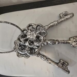 Vintage Silver Key Wall Decor Set Of 3